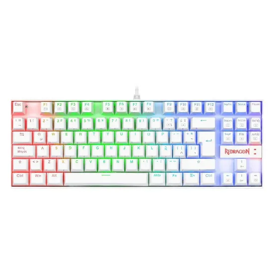 REDRAGON K552W-RGB MEKANIK KLAVY resmi