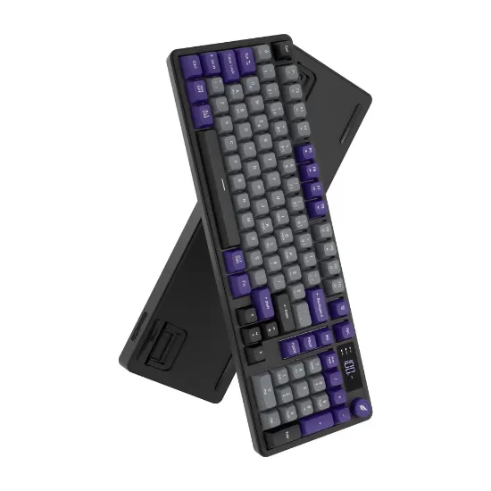 HAWK GAMING HK258GP KABLOSUZ GRI MOR GAMING KLAVYE resmi