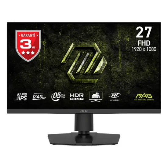 27 MSI MAG 272PF X24 0.5MS 240HZ IPS ADAPTIVE-SYNC PIVOT resmi