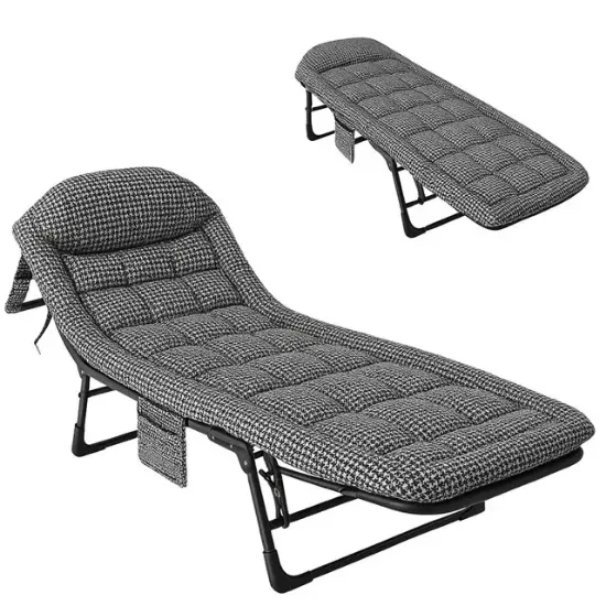 Sunup SN-26975 Taşınabilir Ayarlanabilir 5 Kademe Sünger Kamp Yatak Şezlong (Kazayağı) resmi