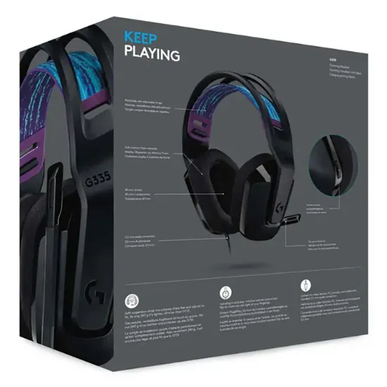 LOGITECH G335 981-000978 KABLOLU GAMING KULAKLIK resmi