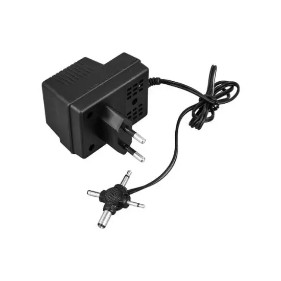 Powermaster PM-20043 3 Volt - 12 Volt - 0.5 Amper Ayarlı Adaptör 4 Uçlu resmi