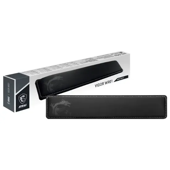MSI GG VIGOR WR01 WRIST REST LIKRA KLAVYE DESTEK resmi