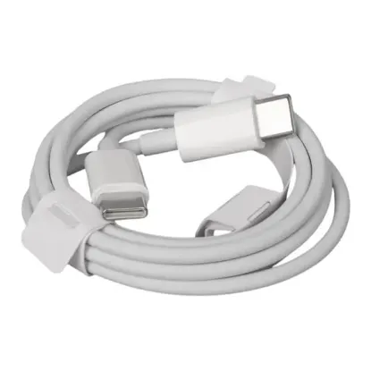 Weko WK-29906 Beyaz 1 Metre Type-C to Type-C Şarj - Data Aktarım Kablosu resmi