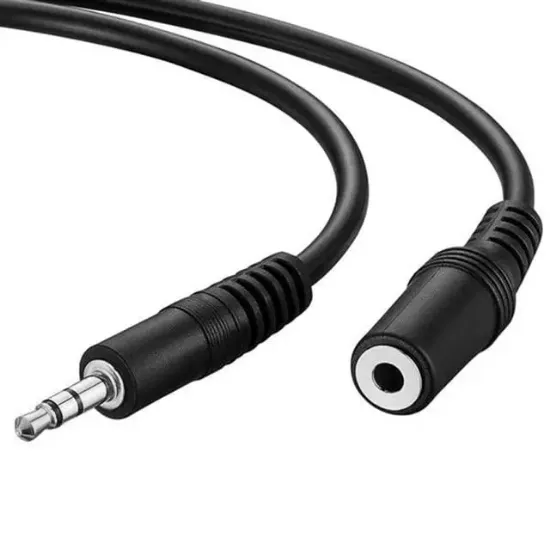 Elektromer EL-8942 10 Metre 3.5mm Stereo Ses Uzatma Kablosu (Erkek-Dişi) resmi