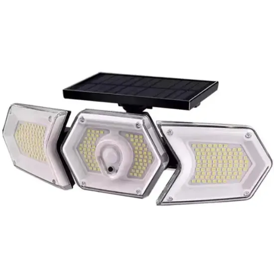 Powermaster Solar Güneş Enerjili Geniş Açılı Çift Kanatlı 254 SMD Ledli 3 Modlu Beyaz İndüksiyon Lambası W774A resmi