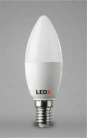 LedX AL-EEL İnce E14 Duy 7 Watt Beyaz Işık Buji LED Ampul resmi