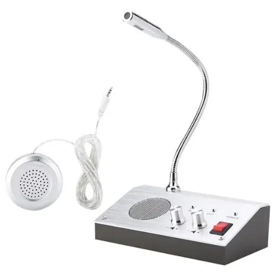 Magicvoice MV-2399 Çift Yönlü Gişe Mikrofonu Vezne Ve Gişe Konuşma Sistemi resmi