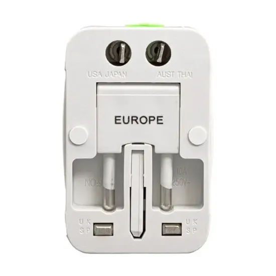 Powermaster PM-2886 Universal Çoklu Priz Çevirici Seyahat Adaptörü resmi