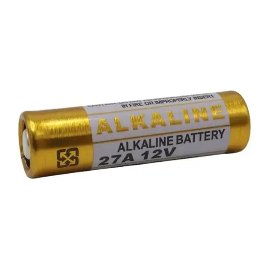 PowerMaster MN27A 12 Volt 27A İnce Alarm Pili Alkaline Batarya (5'LI Paket) resmi