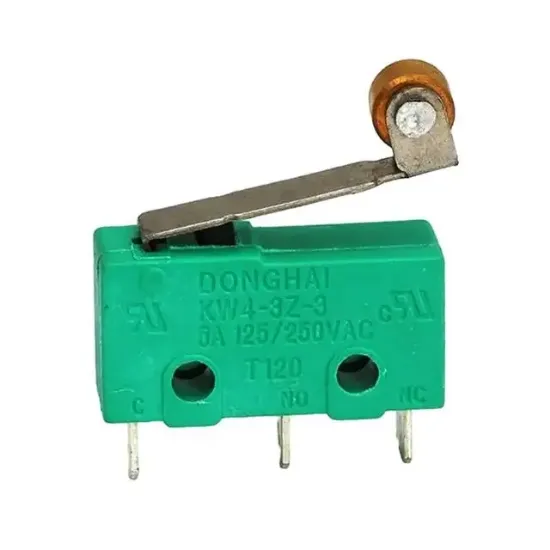 PowerMaster Micro Switch Lehim Bacak Makaralı 5A 250 Vac IC-168 resmi