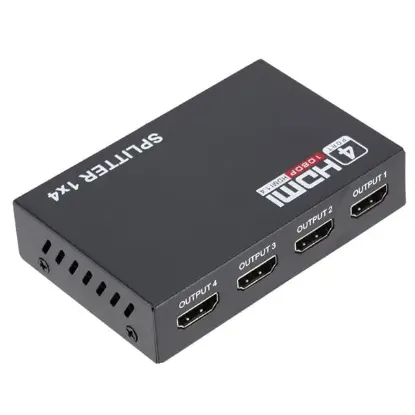 PowerMaster PM-12081 4 Port HDMI Splitter Dağıtıcı 1.4V 1080P 4KX2K resmi