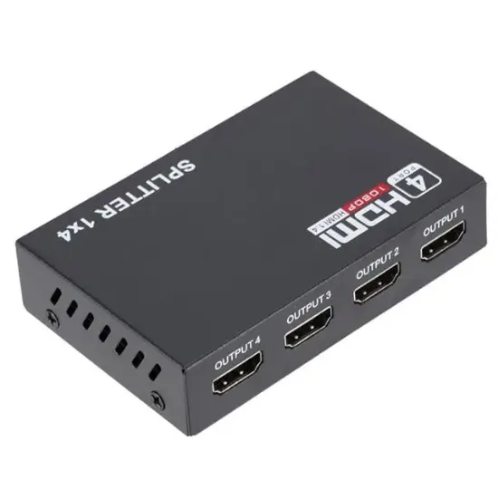 PowerMaster PM-12081 4 Port HDMI Splitter Dağıtıcı 1.4V 1080P 4KX2K resmi