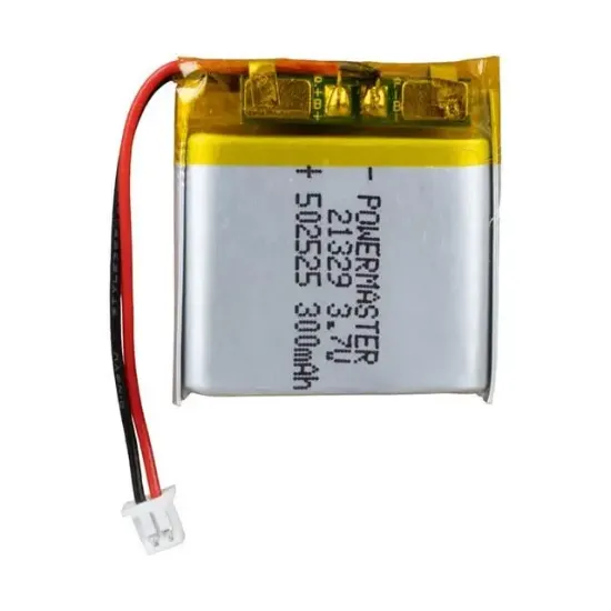 PowerMaster 502525 3.7 Volt 300 Mah Lityum Polimer Pil resmi