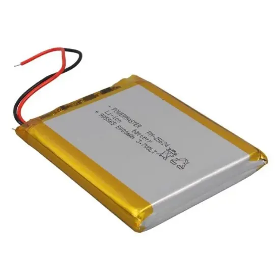Powermaster 905565 3.7V 5000mAh Lityum Polimer Pil resmi