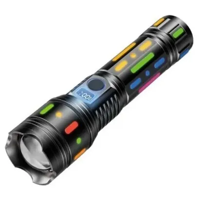 Powermaster PM-25120 Çok Fonksiyonlu Teleskopik Zoom - 5 Modlu Şarjlı El Feneri resmi