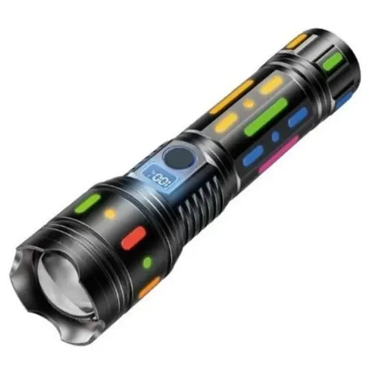 Powermaster PM-25120 Çok Fonksiyonlu Teleskopik Zoom - 5 Modlu Şarjlı El Feneri resmi