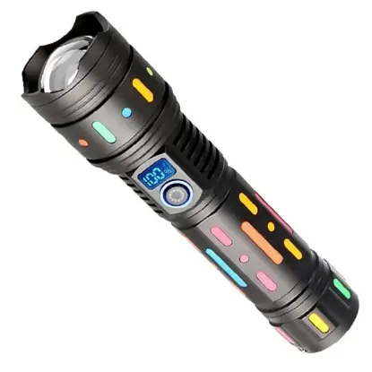Powermaster PM-25120 Çok Fonksiyonlu Teleskopik Zoom - 5 Modlu Şarjlı El Feneri resmi