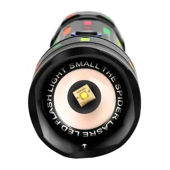 Powermaster PM-25120 Çok Fonksiyonlu Teleskopik Zoom - 5 Modlu Şarjlı El Feneri resmi