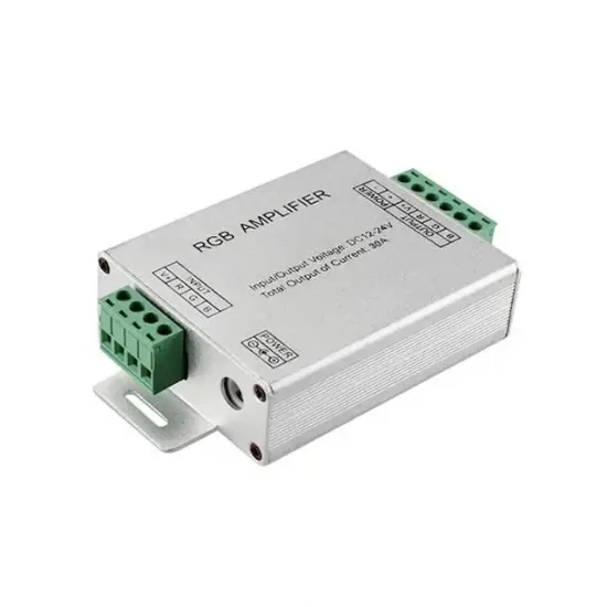 PowerMaster PM-4877 12 Volt - 24 Volt 30 Amper RGB Şerit Led Amplifier (Repeater) resmi