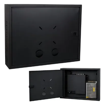Fury 45x35x10cm Dik Tip Siyah DVR / NVR Güvenlik Kabini Pano resmi