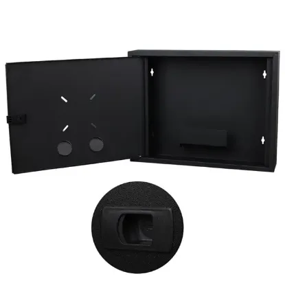 Fury 45x35x10cm Dik Tip Siyah DVR / NVR Güvenlik Kabini Pano resmi