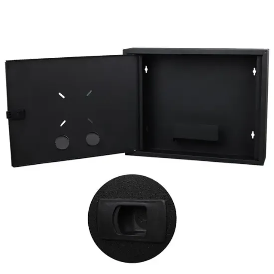 Fury 45x35x10cm Dik Tip Siyah DVR / NVR Güvenlik Kabini Pano resmi