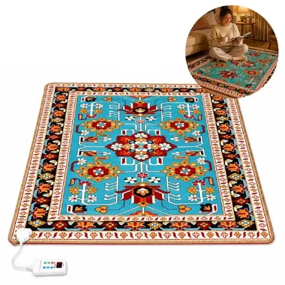 Sunup TY-2*2 1599W 200x200cm Isıtmalı Pad Halı - Dijital Termostatlı Karbon Kristal Teknolojisi resmi
