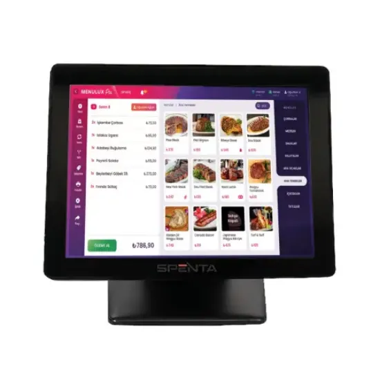 SPENTA SP-156I I5 4.N 8GB 128GB SSD 15.6" DOKUNMATIK W11P POS PC +2.EKRAN resmi