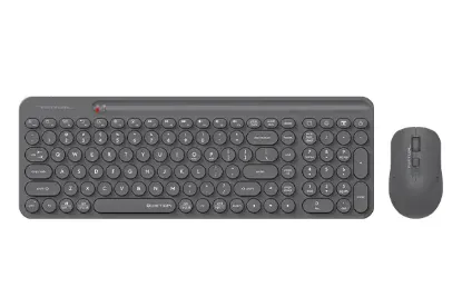 A4 TECH FG3300 Q 2.4 GHZ AİR2 GRİ KLAVYE+MOUSE resmi