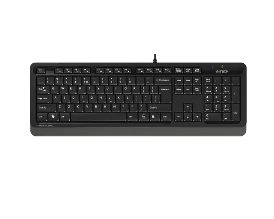 A4 TECH FK10 FN-MULTİMEDYA Q KLAVYE USB GRİ resmi