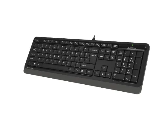 A4 TECH FK10 FN-MULTİMEDYA Q KLAVYE USB GRİ resmi