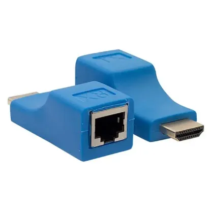 PowerMaster PM-18225 30 Metre HDMI 4K Cat5/Cat6/Cat7 Uzatıcı Extender (RJ45 Uzatma - HDMI Kablo Gerekmez) resmi