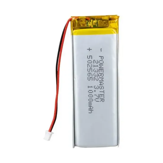 PowerMaster 502565 3.7 Volt 1000 Mah Lityum Polimer Pil resmi