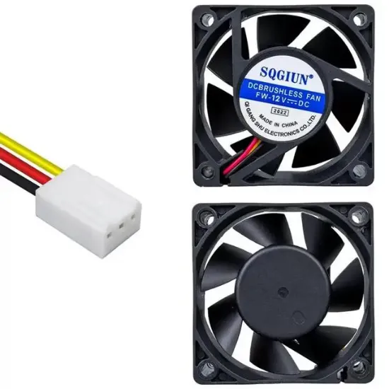 PowerMaster IC-216 Fırçasız DC Fan 60X60X25mm 12 Volt 3 Pin (Seri 2) resmi