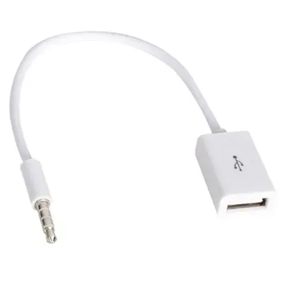 Powermaster USB Dişi To Aux Stereo 3 Boğumlu Kablo resmi