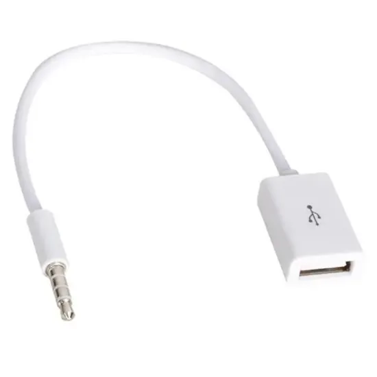 Powermaster USB Dişi To Aux Stereo 3 Boğumlu Kablo resmi