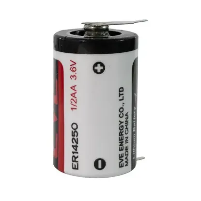 Eve ER14250/3PT 1/2AA - 3.6 Volt Kısa Boy Puntalı Lityum Pil resmi