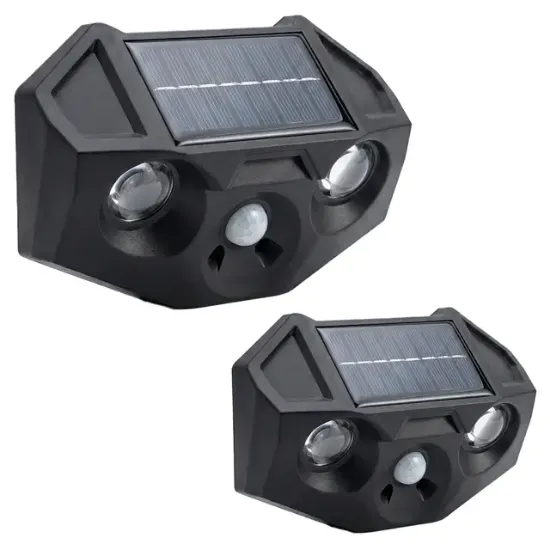 PowerMaster PM-29074 Beyaz ve Kırmızı Renkli Hareket Sensörlü Solar Bahçe Aydınlatması resmi