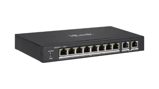 HIKVISION-HILOOK NS-0310P-60 (O-STD) 10 PORT YÖNETİLEMEZ POE SWİTCH resmi