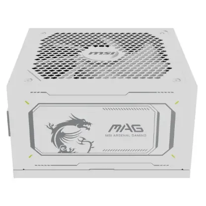 MSI MAG 1000GL PCIE5 WHITE 1000W 80+ GOLD POWER resmi