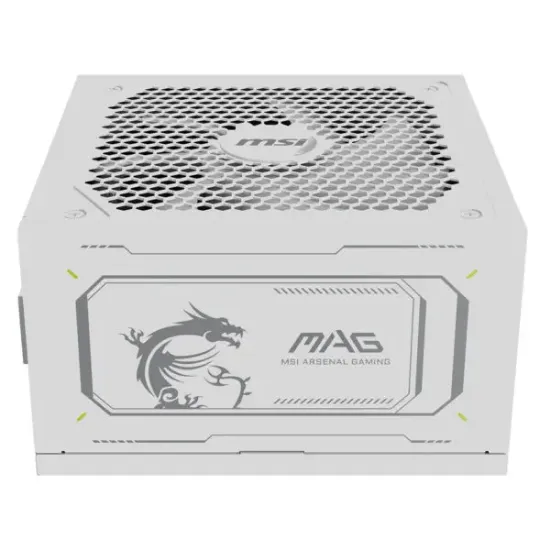 MSI MAG 1000GL PCIE5 WHITE 1000W 80+ GOLD POWER resmi