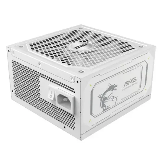 MSI MAG 1000GL PCIE5 WHITE 1000W 80+ GOLD POWER resmi