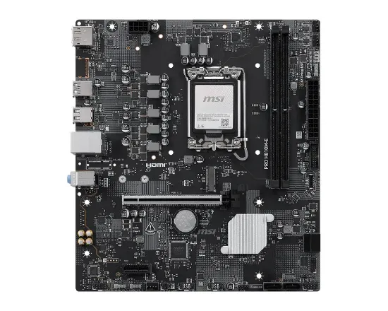 MSI PRO H810M-E DDR5 6400MHz (OC) M.2 mATX 1851P resmi