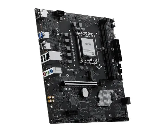 MSI PRO H810M-E DDR5 6400MHz (OC) M.2 mATX 1851P resmi