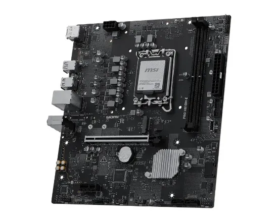 MSI PRO H810M-E DDR5 6400MHz (OC) M.2 mATX 1851P resmi