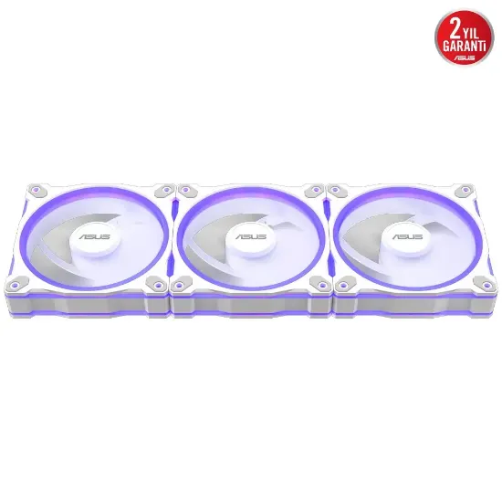 ASUS PRIME MR120 BEYAZ REVERSE 3IN1 ARGB FAN resmi