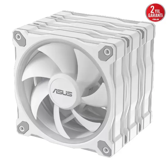 ASUS PRIME MR120 BEYAZ REVERSE 3IN1 ARGB FAN resmi