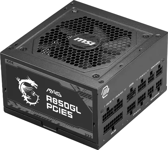 MSI MAG A850GL PCIE5 850W 80+GOLD POWER SUPPLY resmi