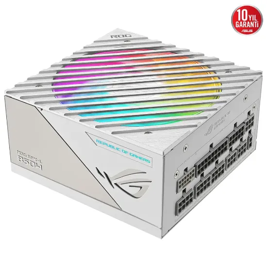 ASUS ROG LOKI SFX-L 850W PLATINUM BEYAZ PSU resmi